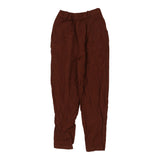 Vintage brown Unbranded Trousers - womens 24" waist