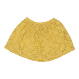 Vintage yellow Age 9-10 Zara Mini Skirt - girls medium