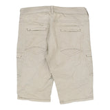 Vintage cream X-Three Cargo Shorts - mens 34" waist