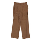 Vintage brown Unbranded Trousers - womens 28" waist