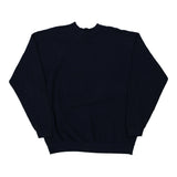 Blank Unbranded Sweatshirt - XL Navy Cotton Blend