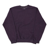 Blank Fruit Of The Loom Sweatshirt - Medium Purple Cotton Blend