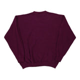 Made in USA Blank Ultra Fleece Sweatshirt - Large Purple Cotton Blend