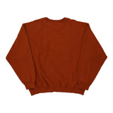 Blank Fruit Of The Loom Sweatshirt - XL Orange Cotton Blend