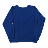Made in USA Blank Hanes Sweatshirt - XL Blue Cotton Blend