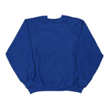 Made in USA Blank Player'S Club Sweatshirt - XL Blue Cotton Blend
