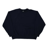 Blank Fruit Of The Loom Sweatshirt - XL Navy Cotton Blend
