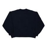 Blank Fruit Of The Loom Sweatshirt - Large Navy Cotton Blend