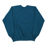 Blank Hanes Sweatshirt - XL Blue Cotton Blend