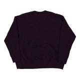 Blank Fruit Of The Loom Sweatshirt - XL Purple Cotton Blend