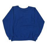 Made in USA Age 11-12 Hanes Sweatshirt - Small Blue Cotton Blend