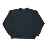 Blank Fruit Of The Loom Sweatshirt - Large Grey Cotton Blend