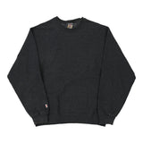 Blank Jerzees Sweatshirt - Medium Grey Cotton Blend