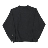 Blank Jerzees Sweatshirt - Medium Grey Cotton Blend