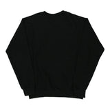Blank Fruit Of The Loom Sweatshirt - Medium Black Cotton Blend