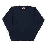 Blank Bvd Sweatshirt - XL Navy Cotton Blend
