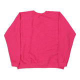 Blank Gildan Sweatshirt - Large Pink Cotton Blend
