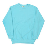 Blank Comfort Colors Sweatshirt - Medium Blue Cotton Blend
