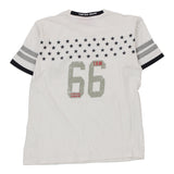 Age 10 Tdm T-Shirt - Large White Cotton