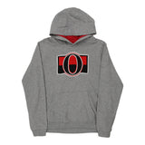 Age 14-16 Nhl Hoodie - Large Grey Cotton