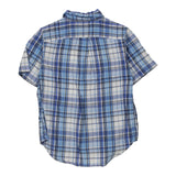 Age 5 Ralph Lauren Checked Short Sleeve Shirt - Small Blue Cotton