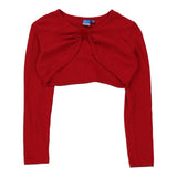 Disney Cropped Cardigan - Small Red Cotton