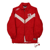 Age 12 Umbro Puffer - Medium Red Polyester