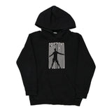 Age 9-11 Cristiano Ronaldo Fruit Of The Loom Football Hoodie - Medium Black Cotton