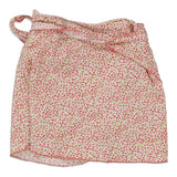 Age 8-10 Kids Company Floral Wrap Skirt - Large Pink Cotton