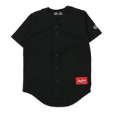 Age 10-12 Rawlings Jersey - Medium Black Polyester