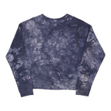 Reverse Weave Age 12-13 Champion Tie-Dye Sweatshirt - Small Blue Cotton