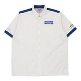 Made in USA Chamberlain Jays Short Sleeve Shirt - 2XL White Cotton