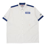 Made in USA Chamberlain Jays Short Sleeve Shirt - 2XL White Cotton