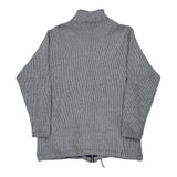 Champion Zip Up - Large Grey Cotton