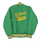 Age 11-12 St. Bart's Bruins West Wind Baseball Jacket - Medium Green Polyester Blend