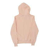 Age 11-12 Champion Spellout Hoodie - Small Pink Cotton Blend