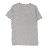 Age 13-14 Fruit Of The Loom T-Shirt - Small Grey Cotton