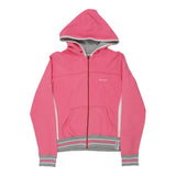 Age 12-13 Champion Hoodie - Large Pink Cotton Blend