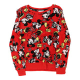 Age 13-14 Disney Graphic Fleece - Large Red Polyester