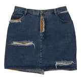 Vintage blue Unbranded Denim Skirt - womens 30" waist