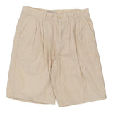 Vintage beige Sisley Shorts - womens 32" waist