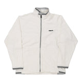 Vintage white Asics Track Jacket - mens medium