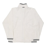 Vintage white Asics Track Jacket - mens medium