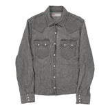 Vintage grey Levis Denim Shirt - mens small