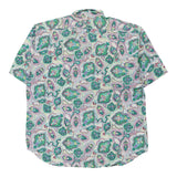 Vintage green Actors Patterned Shirt - mens x-large