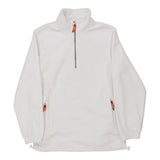 Vintage white Fusillo Fleece - mens medium