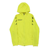 Age 14 Kappa Track Jacket - Large Yellow Polyester