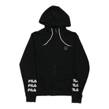 Fila Hoodie - XS Black Cotton Blend