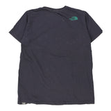 The North Face Spellout T-Shirt - Small Grey Cotton