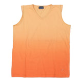 Champion V-neck Vest - XL Orange Cotton